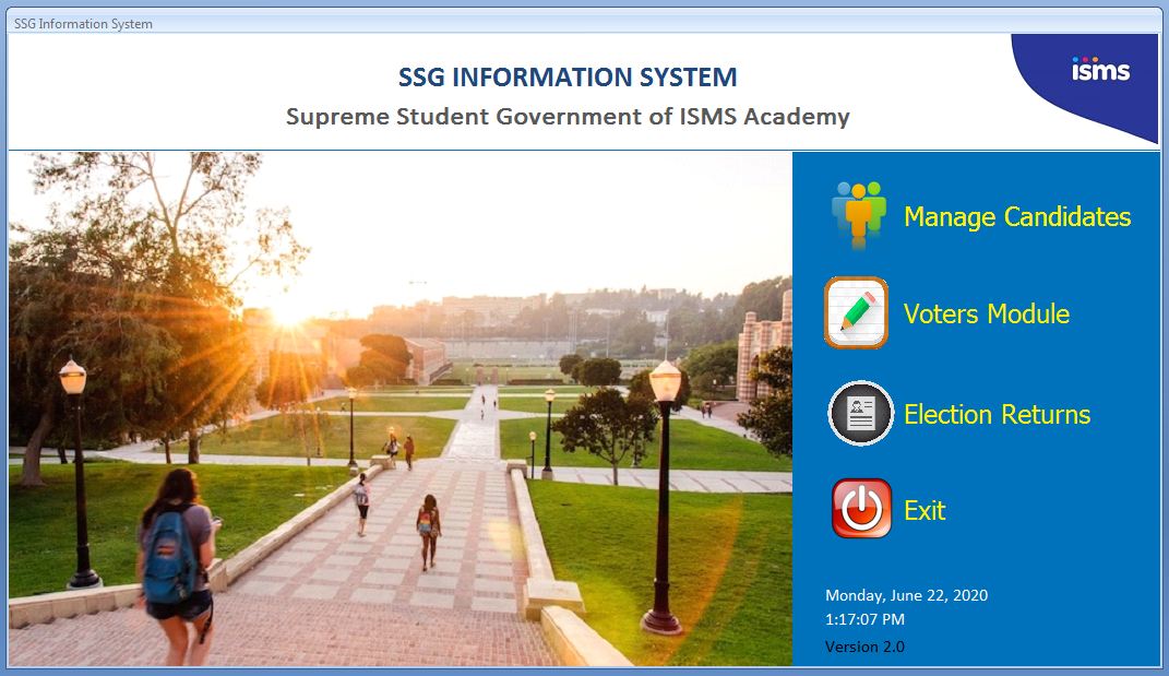 SSG Information System v2.0